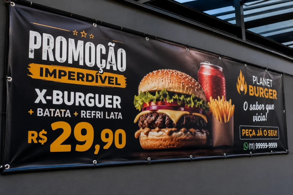 banner e faixas personalizadas