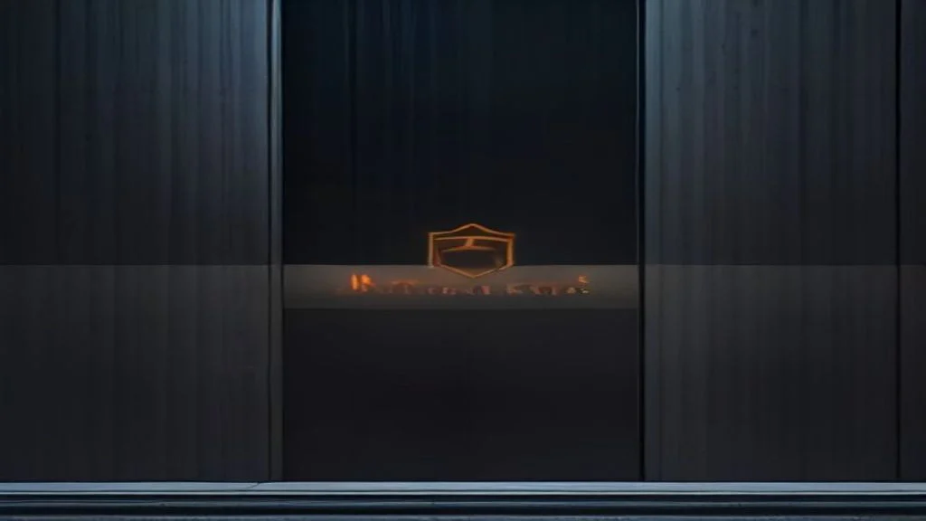 Pessoa observando fachada de empresa com logotipo e comunicação visual bem aplicada